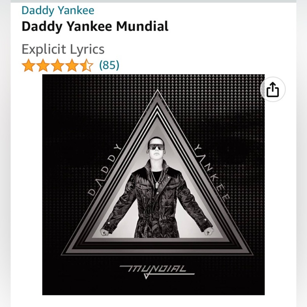 Daddy Yankee Mundial CD BRAND NEW
